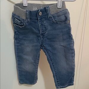 GAP Kids Gray Waistband Blue Jeans